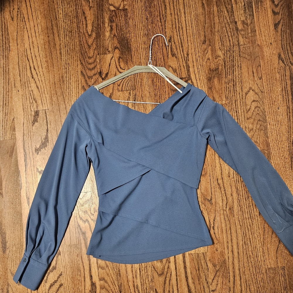 Theory Teal / Blue Blouse